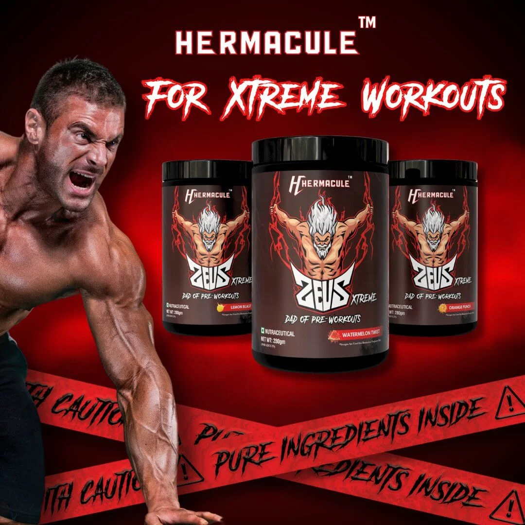 Hermacule For Xtreme Workouts Hermacule Zeus Xtreme Pre-workout - For Xtreme Workouts